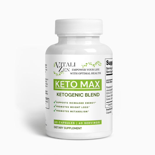 Keto Max - Ketogenic Blend - 650mg | 60 Vegan Capsules